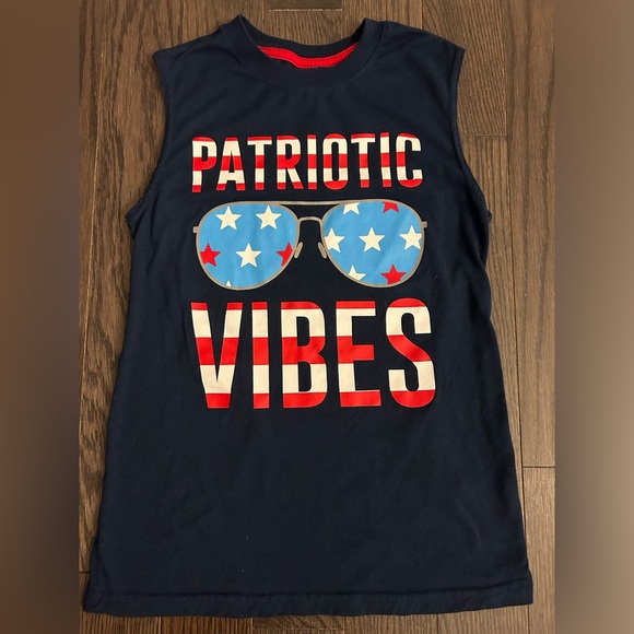 Patriotic vibes tank Youth size large (10-12) - Picture 1 of 1